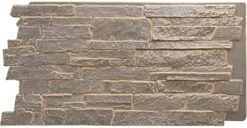 EverStone Acadia Ledge Faux Stone Panel, Cannondale Color by EkenaMillwork