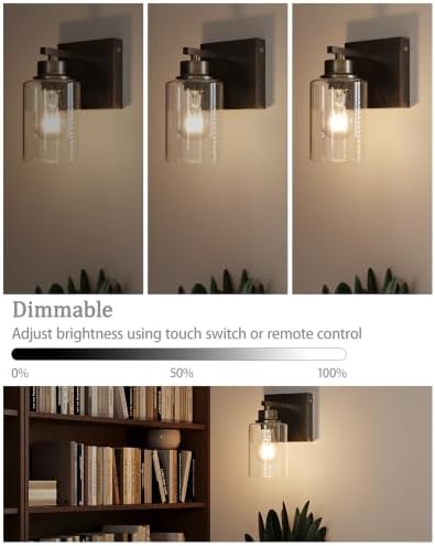 Rayogale Wireless Battery Operated Wall Sconce Set of 2 - Image 2