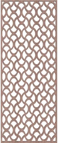 Resort Decorative Pierced Fretwork Wood Wall Panels, 9 3/8"W x 24 3/8"H x 3/8"T - Image 2