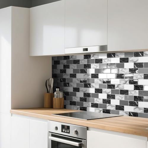 Art3d 10-Pack Marble Wall Tiles Peel and Stick Backsplash - Image 2