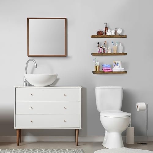 Sorbus Floating Shelves for Wall, Wood Wall Storage - Image 2