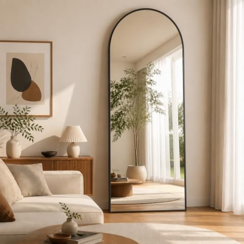 65"x24" Arch Floor Mirror, Full-Length Wall Mirror - Image 3