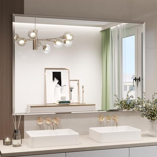 Frameless Bathroom Mirror by Mestikits