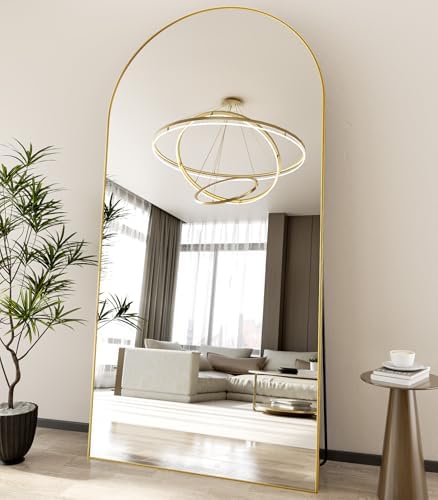 Koonmi 80x40 Arched Full Length Mirror, Floor Mirror by KOONMI