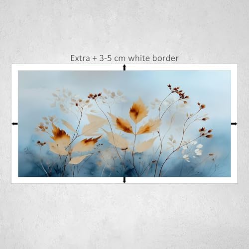 Surreal Abstract Plant Leaves Canvas Wall Art, Modern Artwork Wall Art Home - Image 5