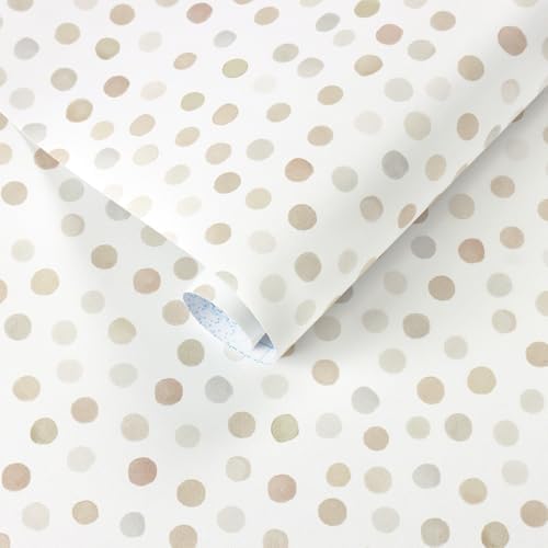 Dimoon 17.3''x78.7'' Peel and Stick Wallpaper Boho Beige Contact Paper Natural by DIYYOURMOON