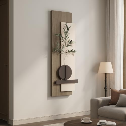 Cuspin Modern 3D Textured Long Narrow Vertical Wall Art - Image 3