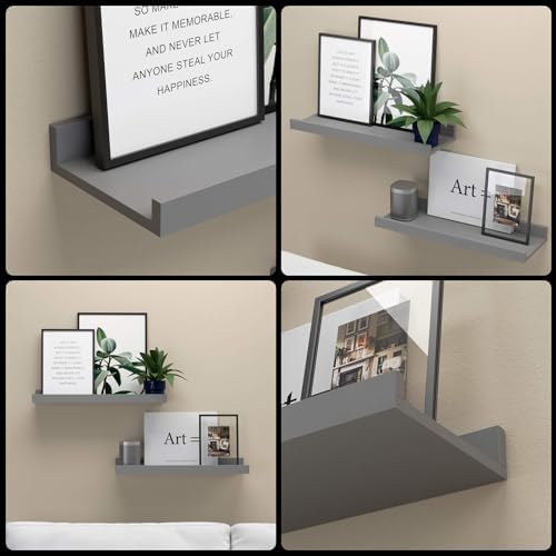 Boswillon Floating Shelves Set of 2, Small Wall Shelf - Image 4