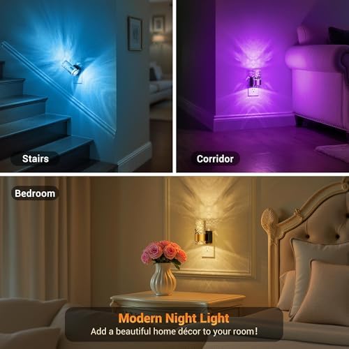 JandCase Night Lights Plug into Wall, Color Changing Night Light - Image 7