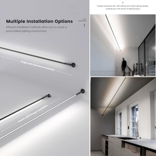 Skyline Steel Strip Light Linear Wall Lamp Strip Family Decoration - Image 3