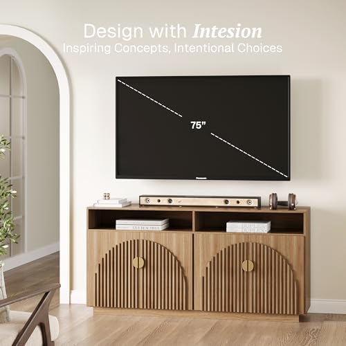 BELLEZE Stacked 65" TV Stand & Entertainment Centers - Image 3