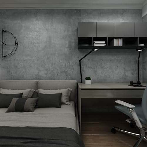 Gray Concrete Wallpaper Peel and Stick Cement Contact Paper 31x157 inch - Image 7