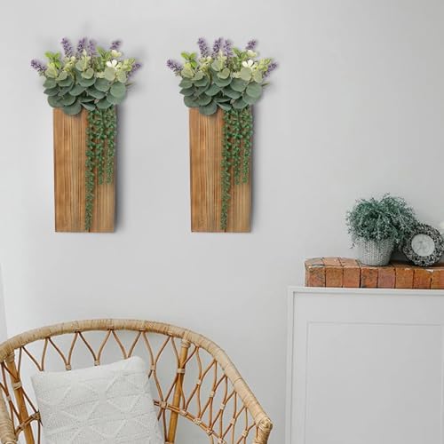 DILATATA Wood Wall Planters 2 Pack - Image 4
