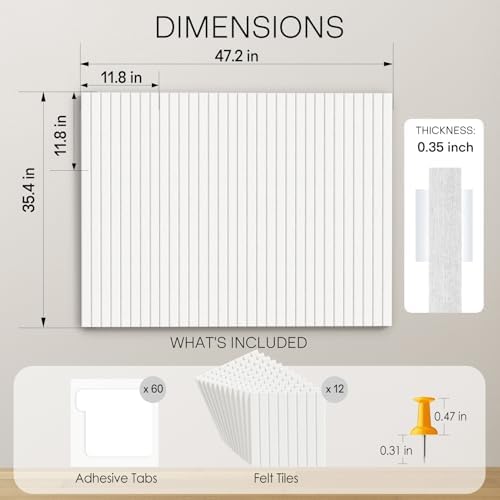 MaxGear Bulletin Board 48" x 36" - Image 4