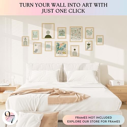 97 Decor Sage Green Wall Art, 12 Matisse Style Prints - Image 3