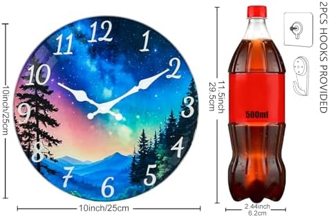 Silent Non Ticking Glass Wall Clock - Image 3