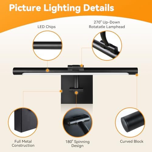 JO.KO 15.75 Inch LED Picture Lights - Image 3
