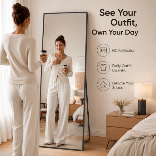 Simple Deluxe Full Length Mirror, - Image 2