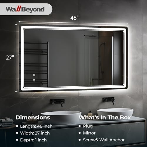WallBeyond LED Bathroom Mirror - Image 7