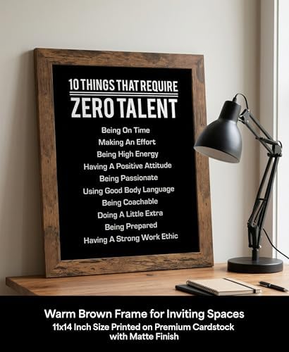 10 Things That Require Zero Talent Wall Art - Image 2