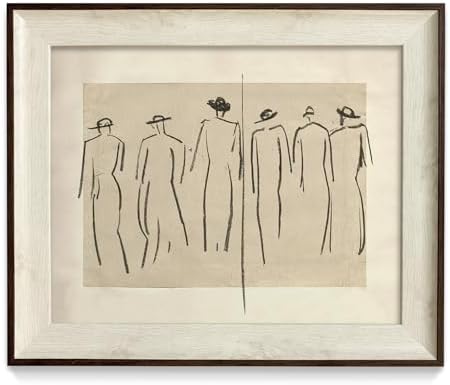 razliubit Abstract People Wall Art Prints, Replaceable Framed Vintage Wall by razliubit