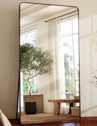 HARRITPURE 80"x40" Full Length Mirror, Oversized Floor Mirror - Image 2