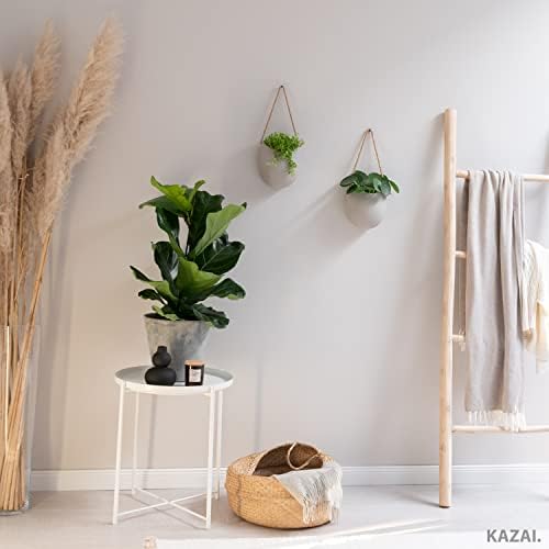 Kazai. Wall Planters -Ellie- | Hanging Ceramic Plant Pots 2 Pieces | Wall - Image 7
