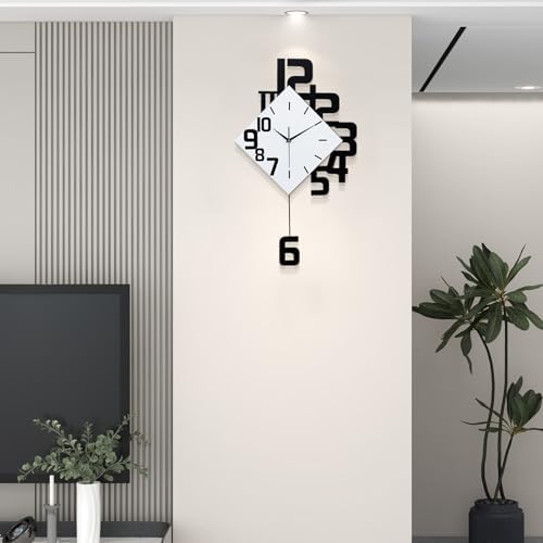 FLEBLE Wall Clock for Living Room Decor Kitchen Office Home Decor Gift - Image 3