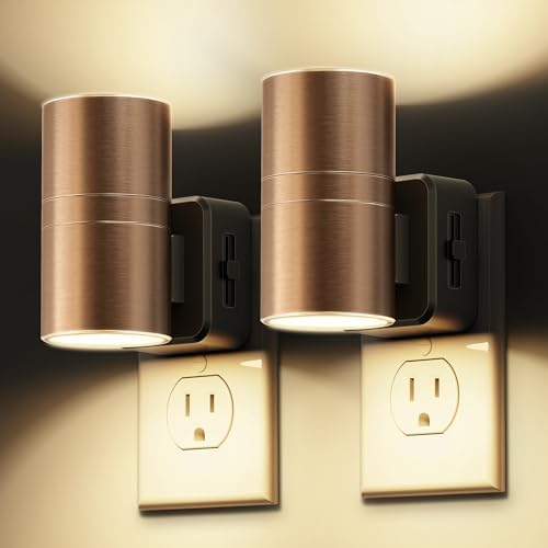 L LOHAS LED Night Light, 2 Pack Night Lights Plug into Wall by LLOHASLED