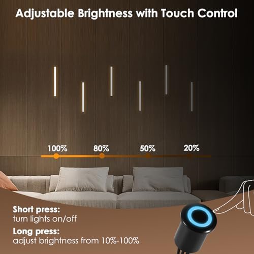 Slat Wall Lights for Wood Panel-6PCS LED Recessed Lighting Kit - Image 5