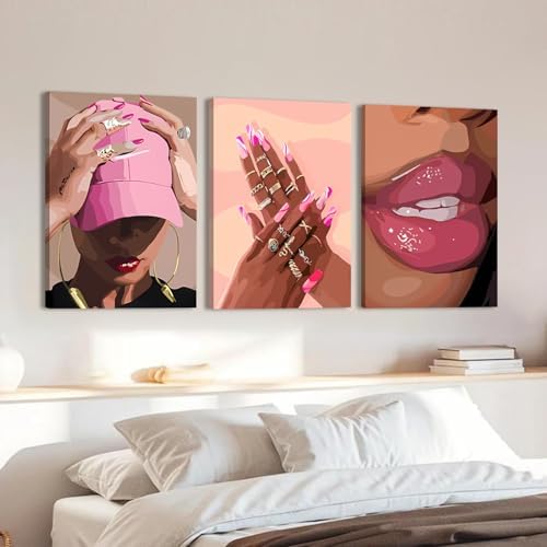 Black Girl Wall Art Set of 3 - Image 5