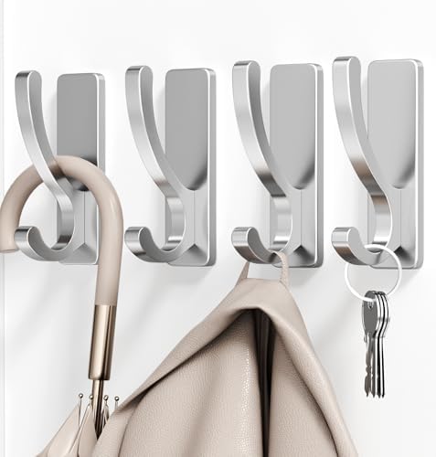 pickpiff Adhesive Wall Hooks for Coat/Towel, Hold 13LB by pickpiff