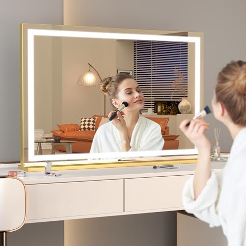 Hasipu Vanity Mirror with Lights, Lighted Makeup Mirror with Dimmable 3 Modes - Image 5