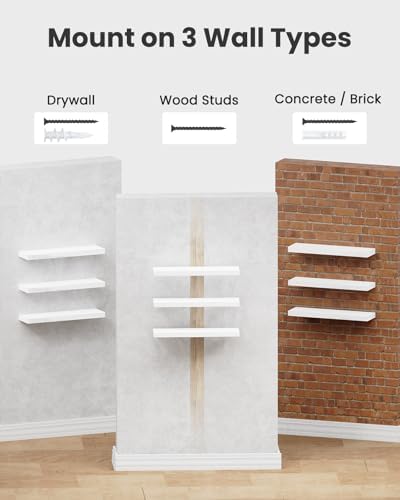 Amada 15.7" Floating Shelves for Wall Decor & Storage - Image 5