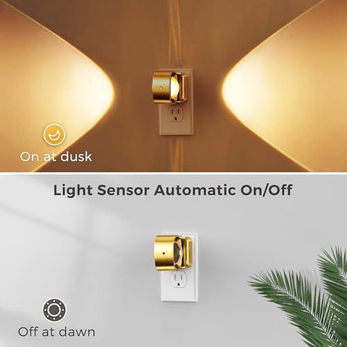 L LOHAS LED Night Light Projector, Night Lights Plug into Wall Light Sensor - Image 2