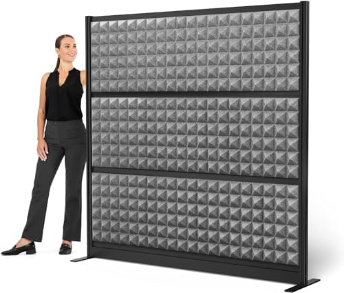 Stand Up Desk Store Studio Modular Wall and Sound Absorbing Room Divider | by SStandUpDeskStore