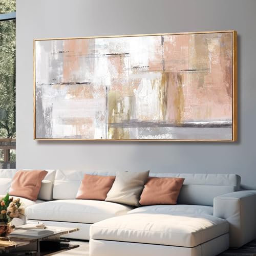 Kureful Large Painting Gold Abstract Wall Art by Kureful