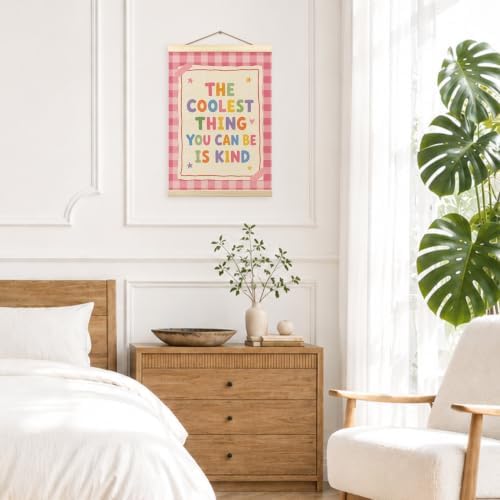 madalo Pink Inspirational Classroom Wall Art Poster Hanger Frame 12x16 Inch - Image 4