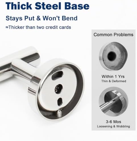NearMoon Bath Towel Hooks- SUS 304 Stainless Steel Robe Hook Holder, Heavy Duty - Image 4
