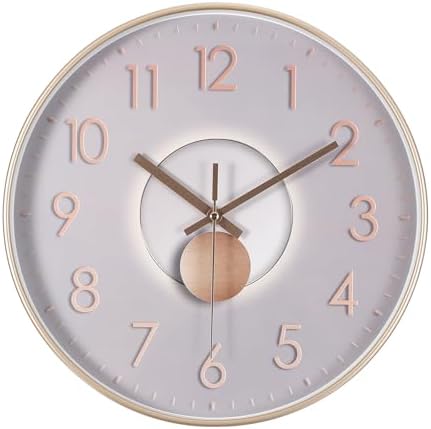 PATIKIL 12 Inch Modern Wall Clock, Silent Non-Ticking Wall Clocks Sweep by PATIKIL