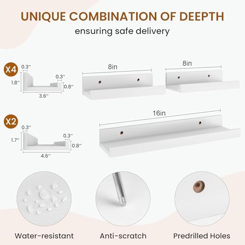 Picture Ledge Shelf, Floating Shelves - Image 3