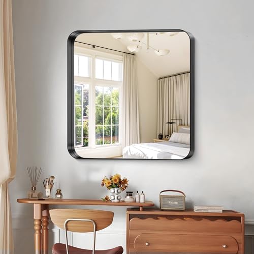 CIRCUMI Black Bathroom Mirror - Image 6