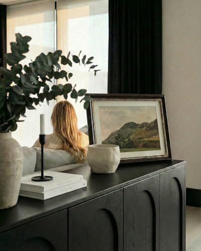 VIYYIEA Vintage Landscape Wall Art, Moody Nature Mountain Prints 16x12in - Image 3