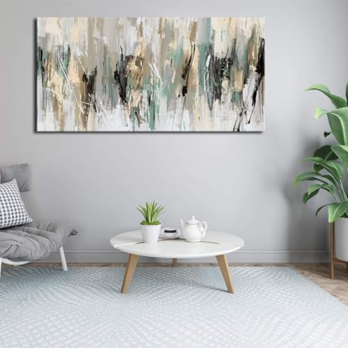 tigeridge Abstract Wall Art Grey Modern Canvas Pictures Contemporary Canvas - Image 5