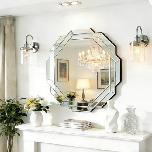 Chende 32" x 32" Large Wall Mirror - Image 5