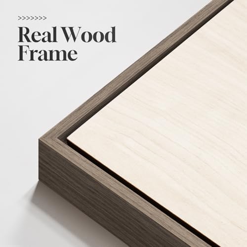 Large Framed Wood 3D Boho Black Floral Wall Art - Image 6