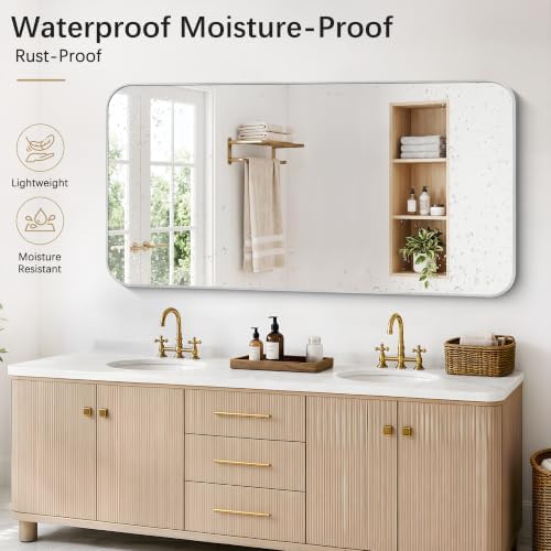 DESBING 72"x36" Bathroom Mirror - Image 6