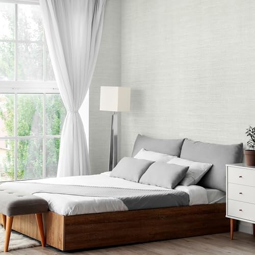 Ansehan Wallcovering W1320 Oxford Collection 36" W x 8 Yard L, Natural Paper - Image 5