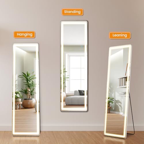 LED Rectangular Full Length Mirror - Image 5