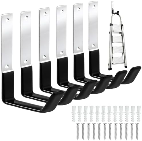GeeWatom Heavy Duty Steel Garage Hooks, Garage Storage Utility Hooks, Anti-Slip by GeeWatom